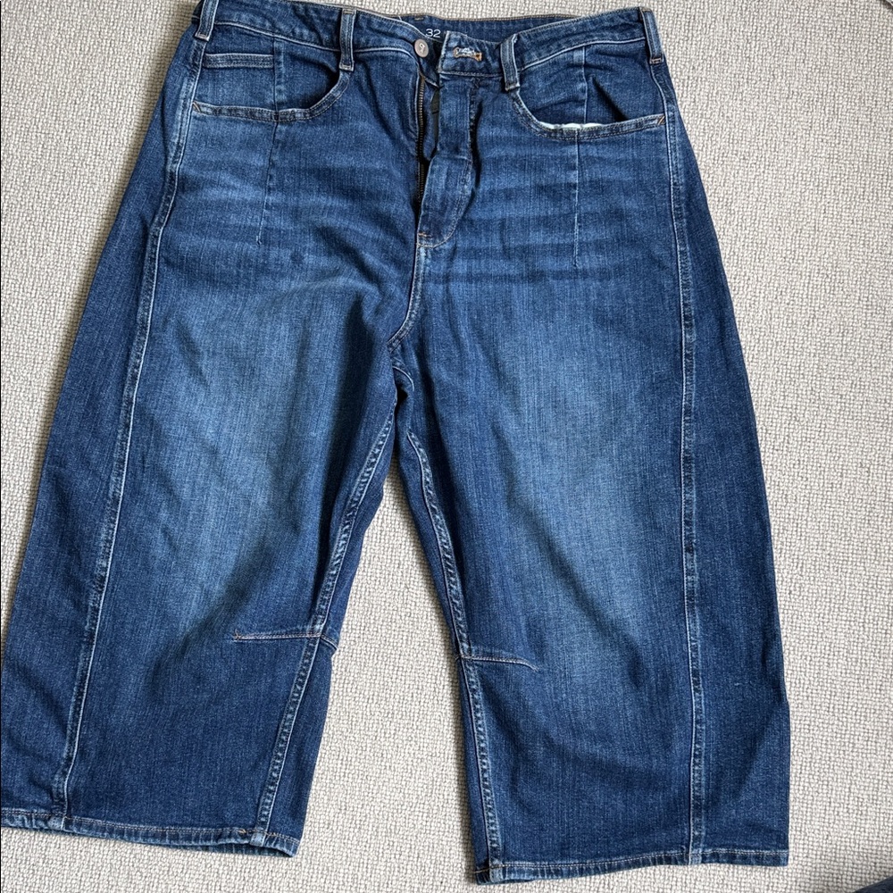 Anthropologie Pilcro Barrel Crop Jeans